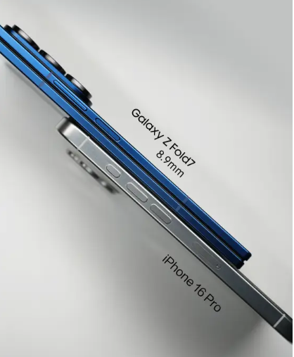 The Samsung Z Fold7 is as thin as 4.2mm, m